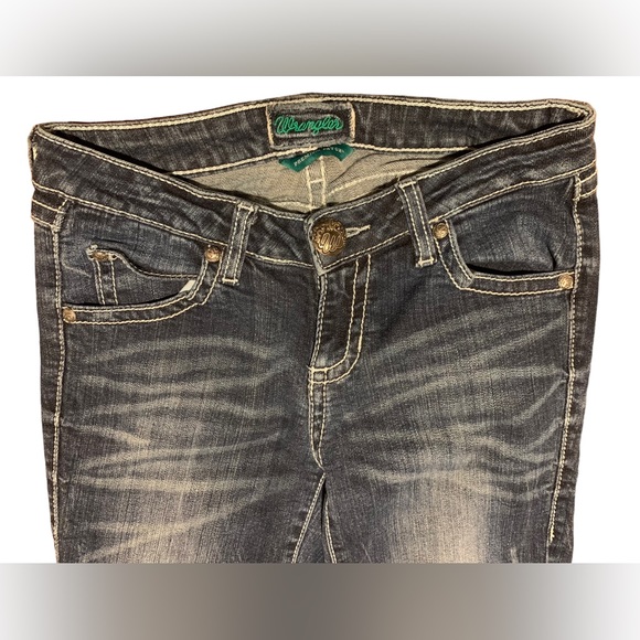 Wrangler Premium Patch Ultra Low Rise Skinny Jeans - Picture 5 of 8